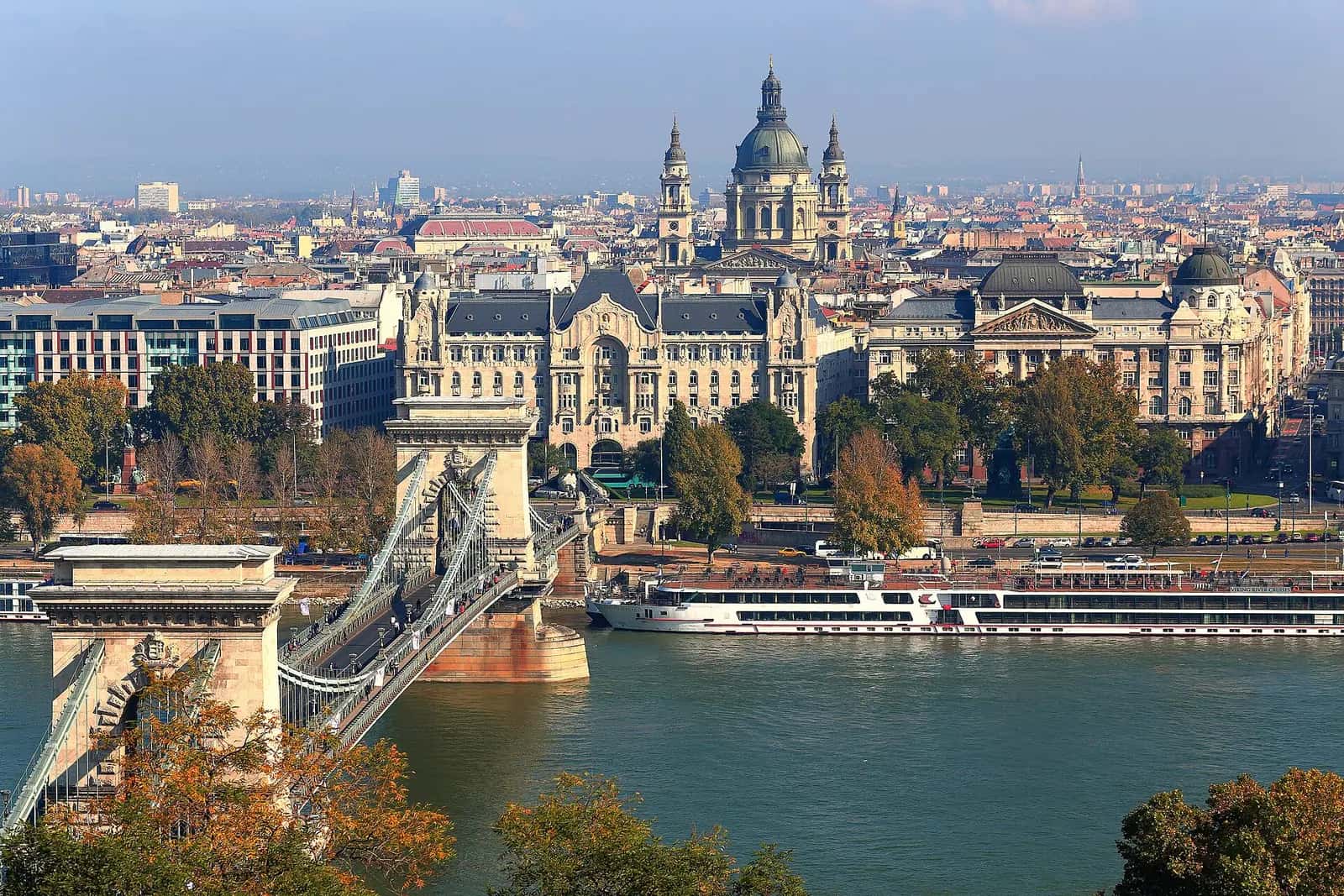 Budapeşte şehrinden bir görünüm
