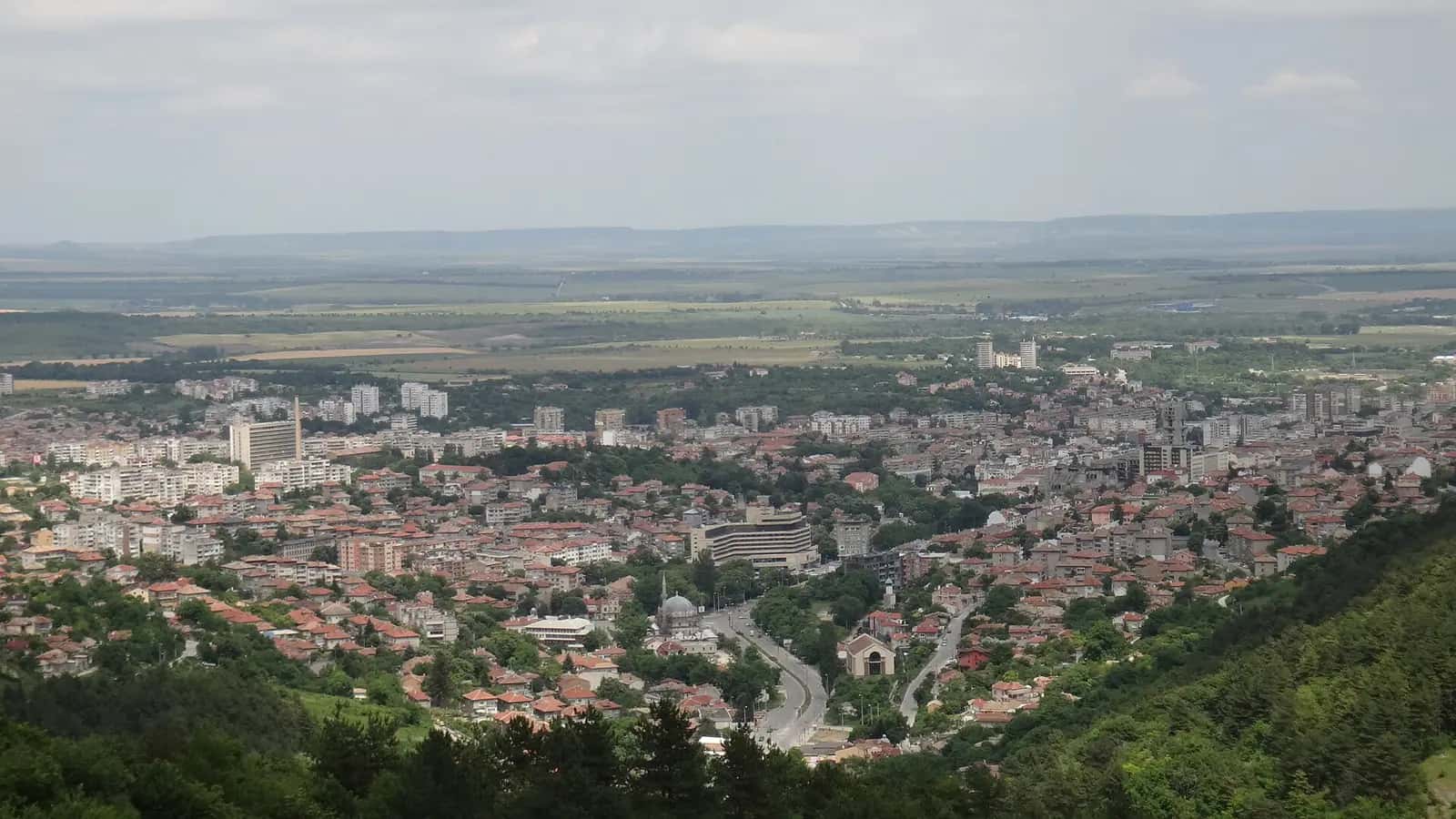 Şumnu şehrinden bir görünüm