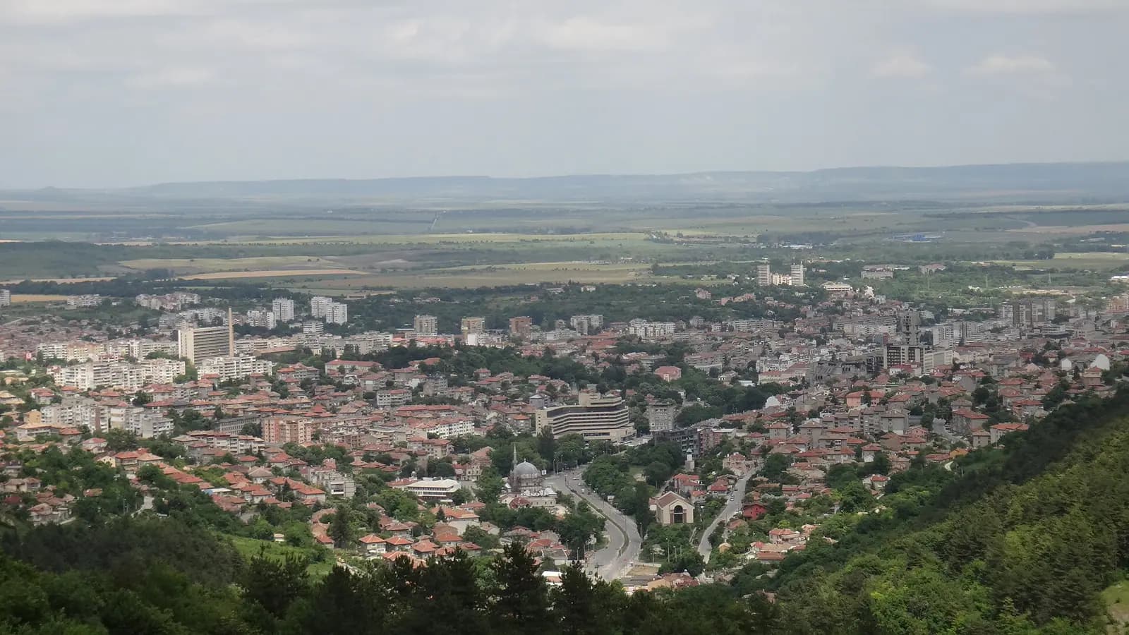 Şumnu şehrinden bir görünüm