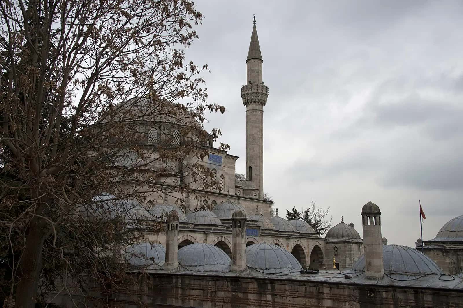 Kadırga'daki Sokollu Mehmed Paşa Camii'nden bir görünüm.