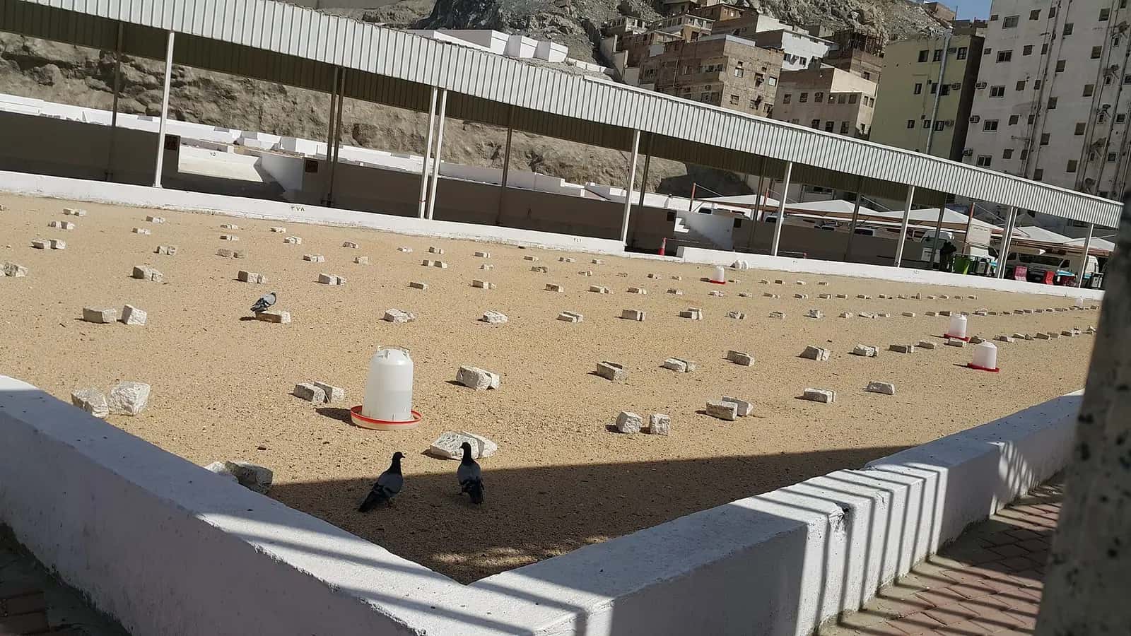 Mekke'de Cennetü'l-Muallâ kabristanının genel görünümü