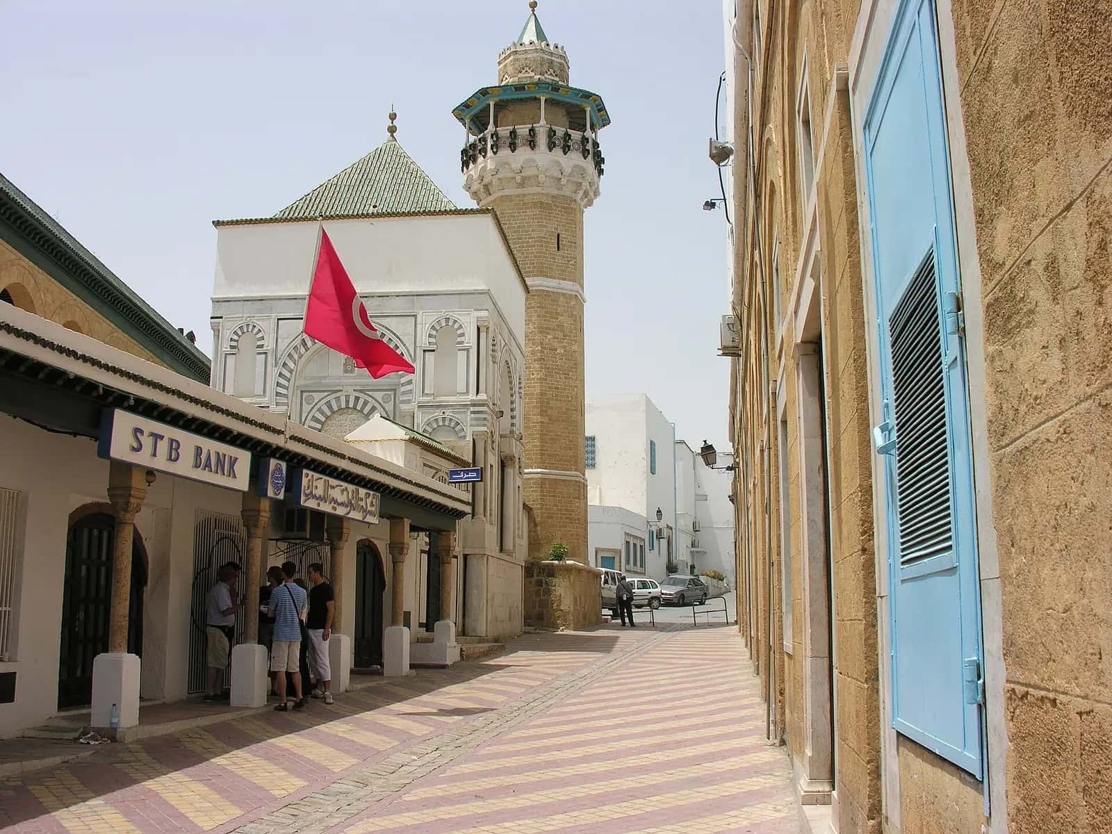 Yusuf Dey Camii'nin sekizgen gövdeli minaresi